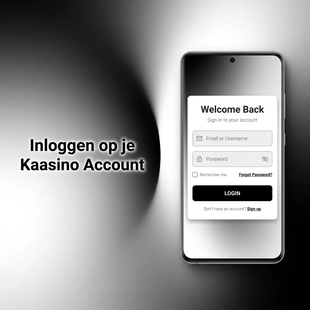 Stapsgewijze handleiding voor inloggen op je Kaasino account via website of mobiele app