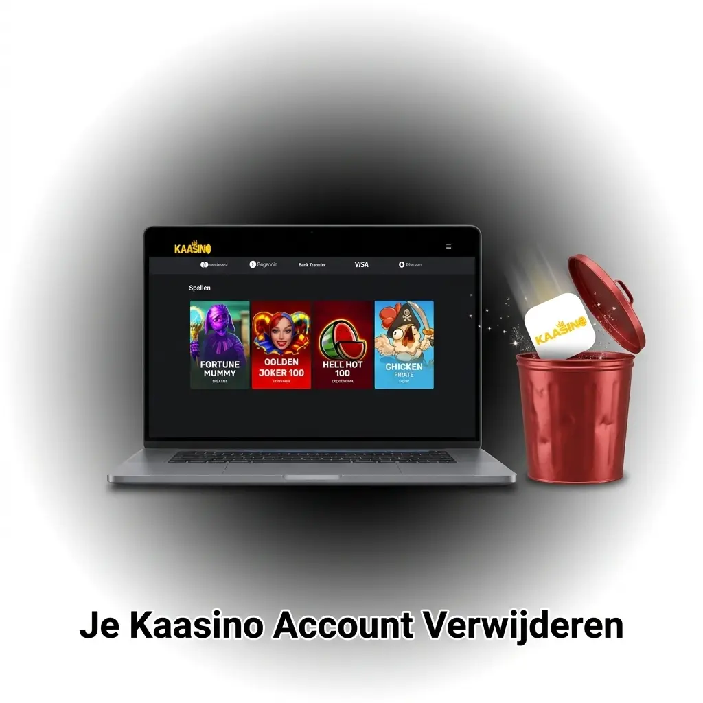 Stappen om je Kaasino account te verwijderen of sluiten via instellingen of klantenservice