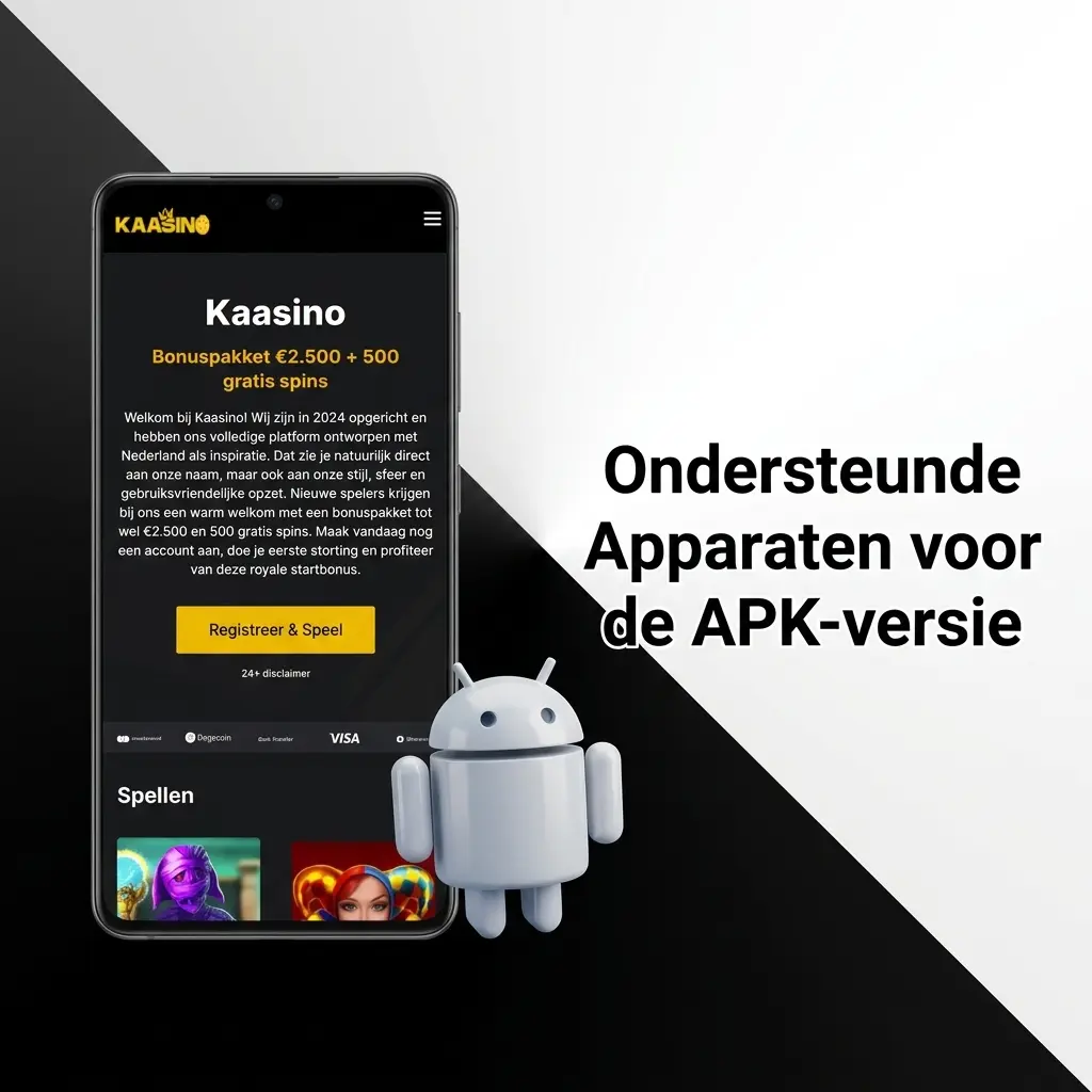 Ondersteunde Android-apparaten voor Kaasino APK: Samsung, Sony, Huawei, OnePlus, Google Pixel en meer