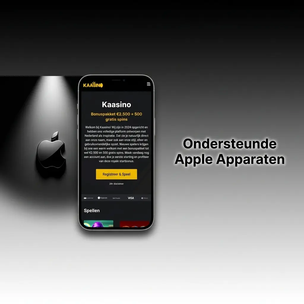 Ondersteunde Apple apparaten voor de Kaasino app: iPhone, iPad en iPod Touch modellen