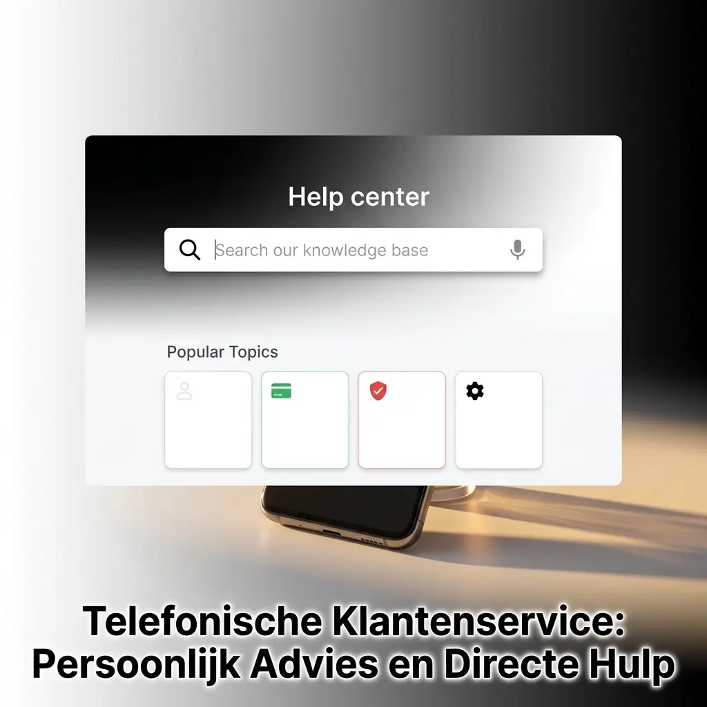 Telefonische klantenservice voor spelers: persoonlijk advies en directe hulp bij urgente account- en betalingsproblemen.