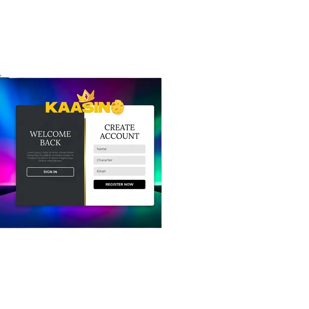 Stap-voor-stap registratieproces bij Kaasino met welkomstbonus van 100% tot €200 en 250 gratis spins