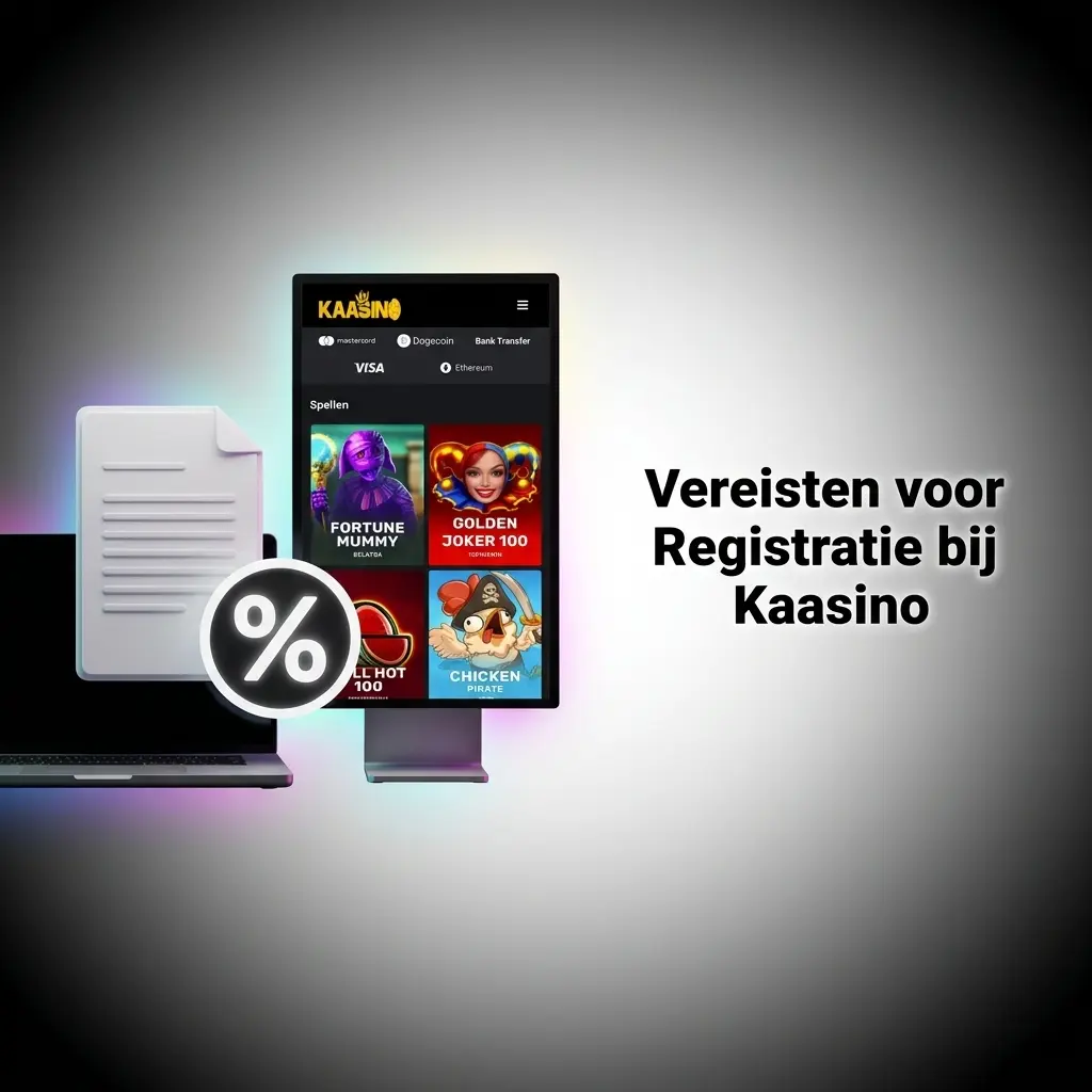 Vereisten voor registratie bij Kaasino: leeftijd, identiteitsbewijs en accountregels voor veilig gokken