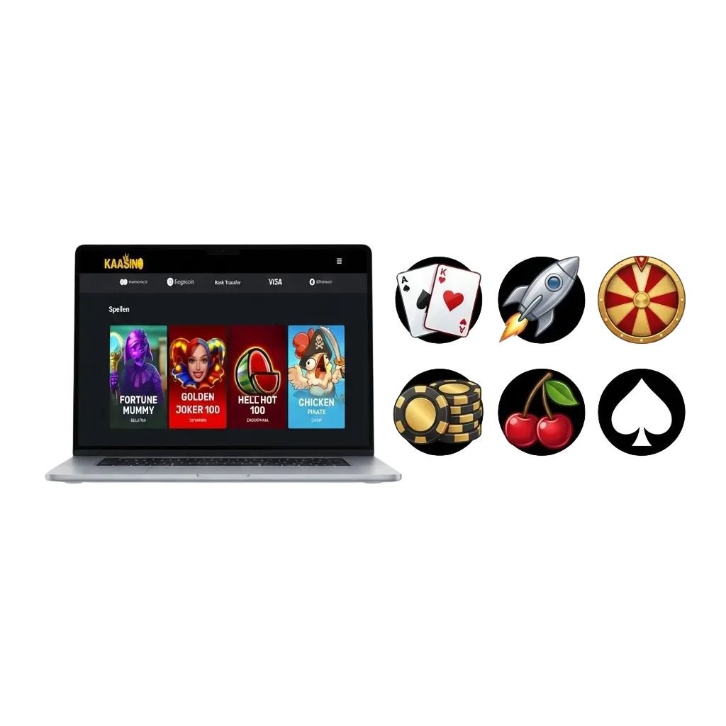 Kaasino platform met gelicentieerd aanbod voor sportsbetting, live casino en slots in Nederland