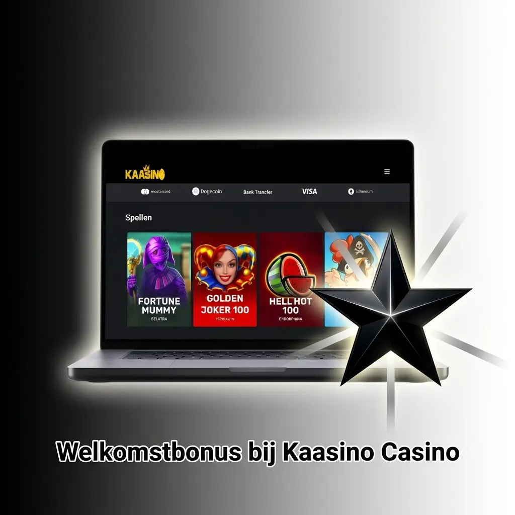 Kaasino Casino welkomstbonus 100% tot €200 plus 250 gratis spins voor nieuwe spelers