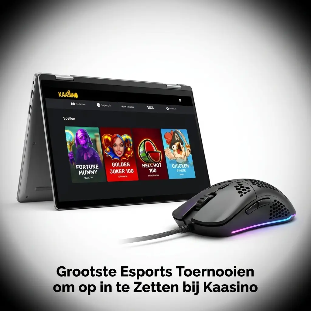 Overzicht grootste esports toernooien bij Kaasino zoals CS2, Dota 2, LoL en Valorant in 2026