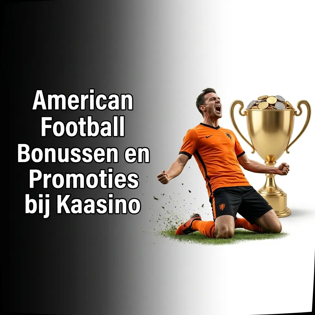 Kaasino biedt American Football bonussen: welkomstbonus, gratis spins en verhoogde quoteringen tijdens NFL wedstrijden en Super Bowl.