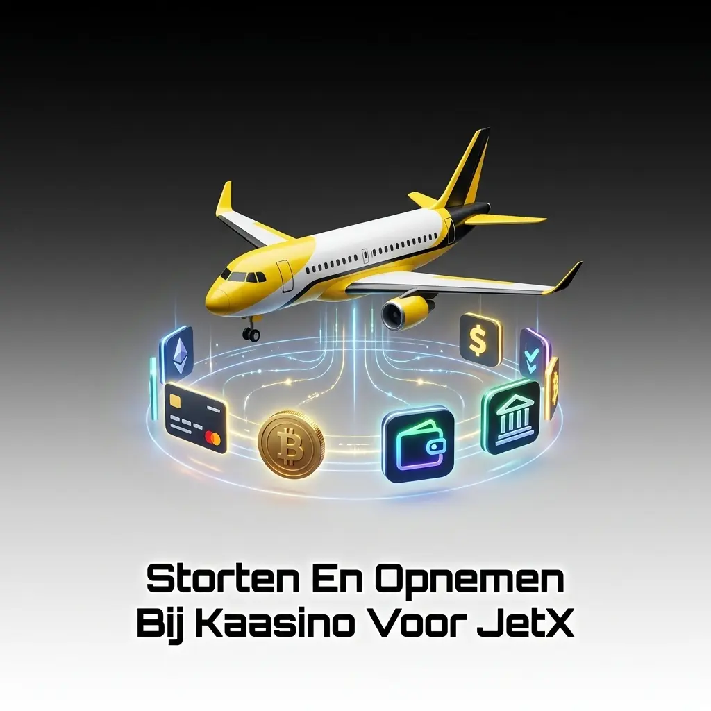 Storten en opnemen bij Kaasino voor JetX met Visa, Mastercard, crypto en meer betaalmethoden.