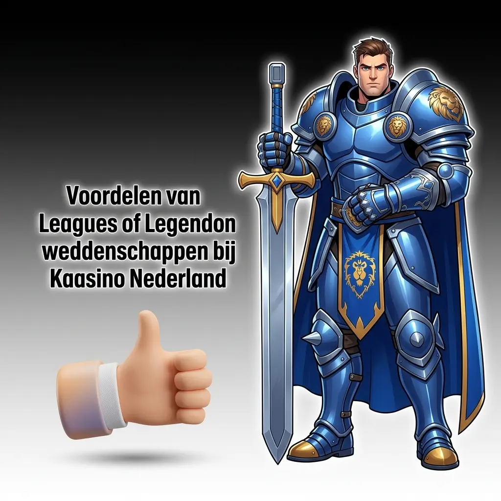 Voordelen van League of Legends weddenschappen bij Kaasino Nederland: bonus, iDEAL, 24/7 support en scherpe odds op LEC en LCK.
